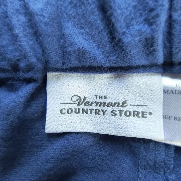 Vermont Country Store Pajama Set Mens 3X Blue Portuguese Cotton Flannel Cozy PJs - Picture 16 of 16